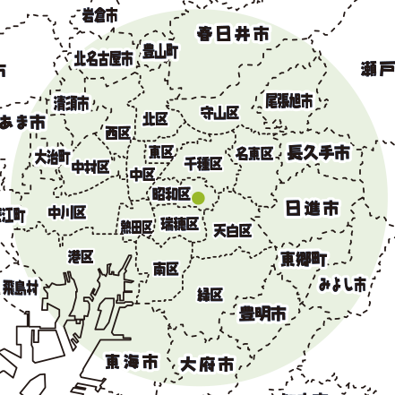 訪問可能エリアマップ